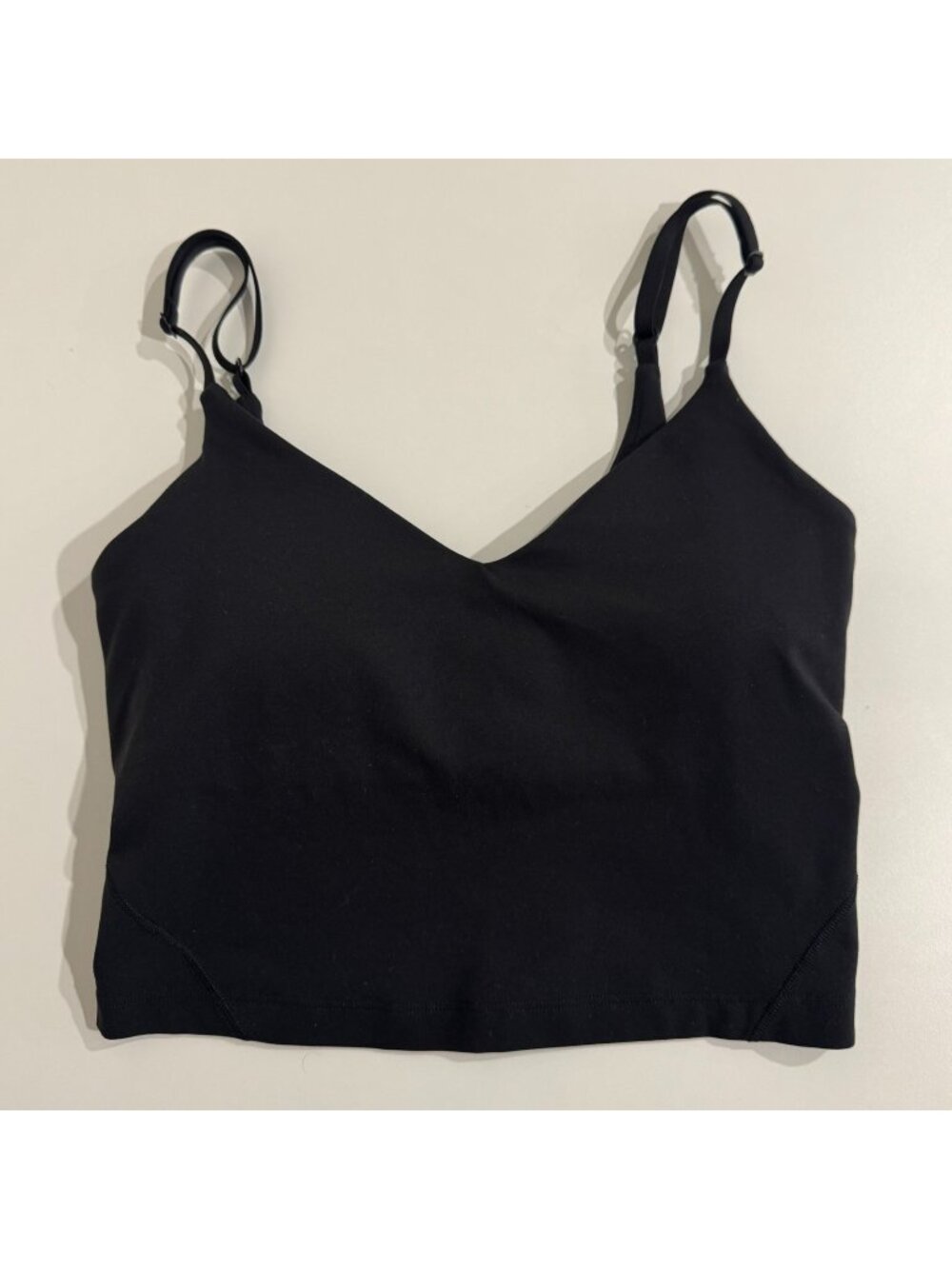 Lululemon Align Cropped Cami Tank Top *Light Support, A/B Cup Black Size 2
